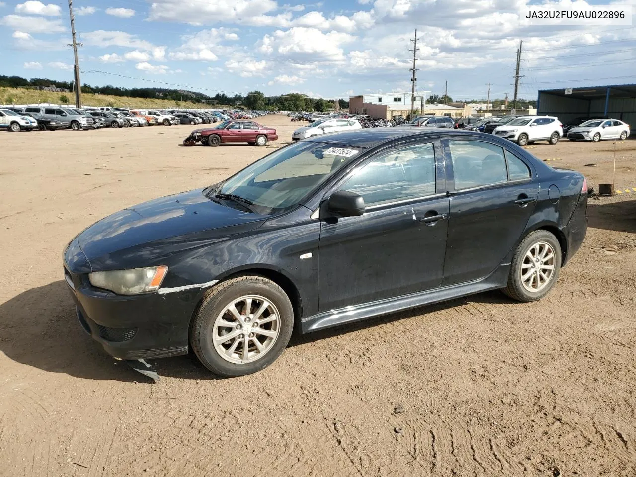 2010 Mitsubishi Lancer Es/Es Sport VIN: JA32U2FU9AU022896 Lot: 73437524