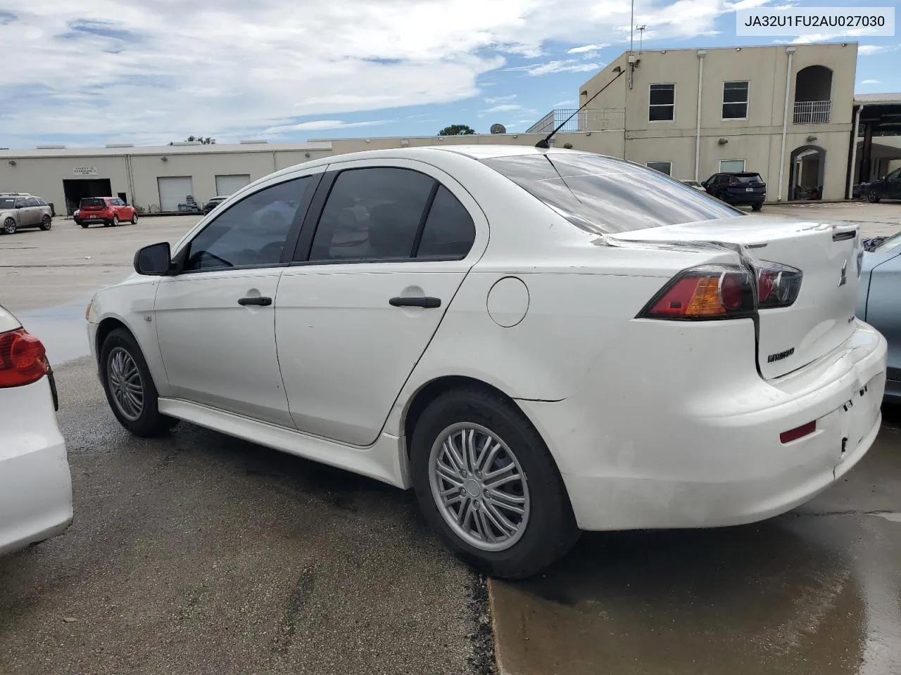 2010 Mitsubishi Lancer De VIN: JA32U1FU2AU027030 Lot: 73602924