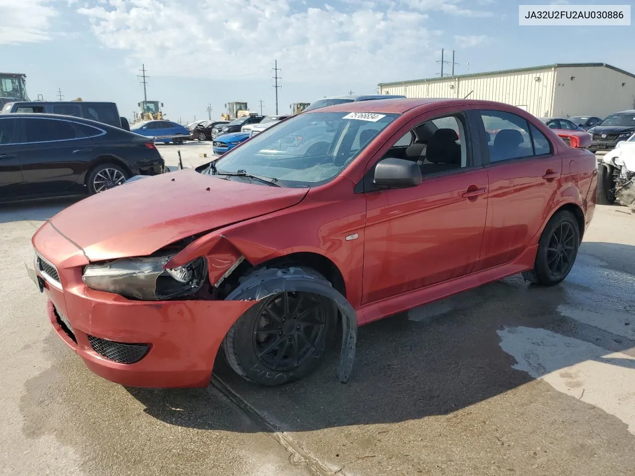 2010 Mitsubishi Lancer Es/Es Sport VIN: JA32U2FU2AU030886 Lot: 75766834