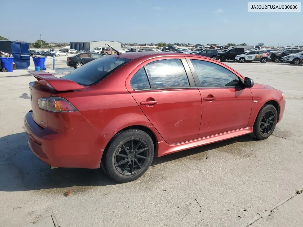 2010 Mitsubishi Lancer Es/Es Sport VIN: JA32U2FU2AU030886 Lot: 75766834