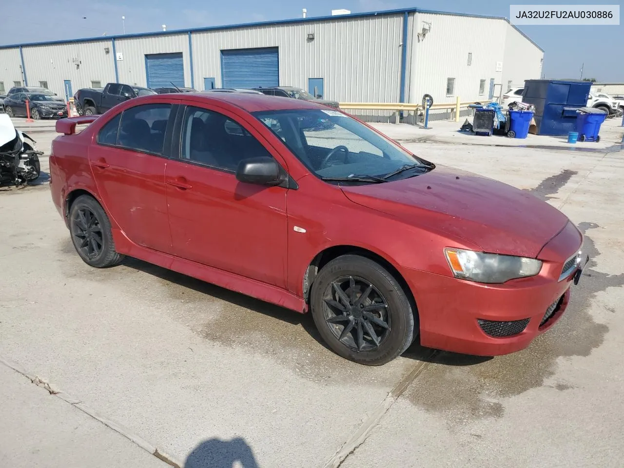 2010 Mitsubishi Lancer Es/Es Sport VIN: JA32U2FU2AU030886 Lot: 75766834