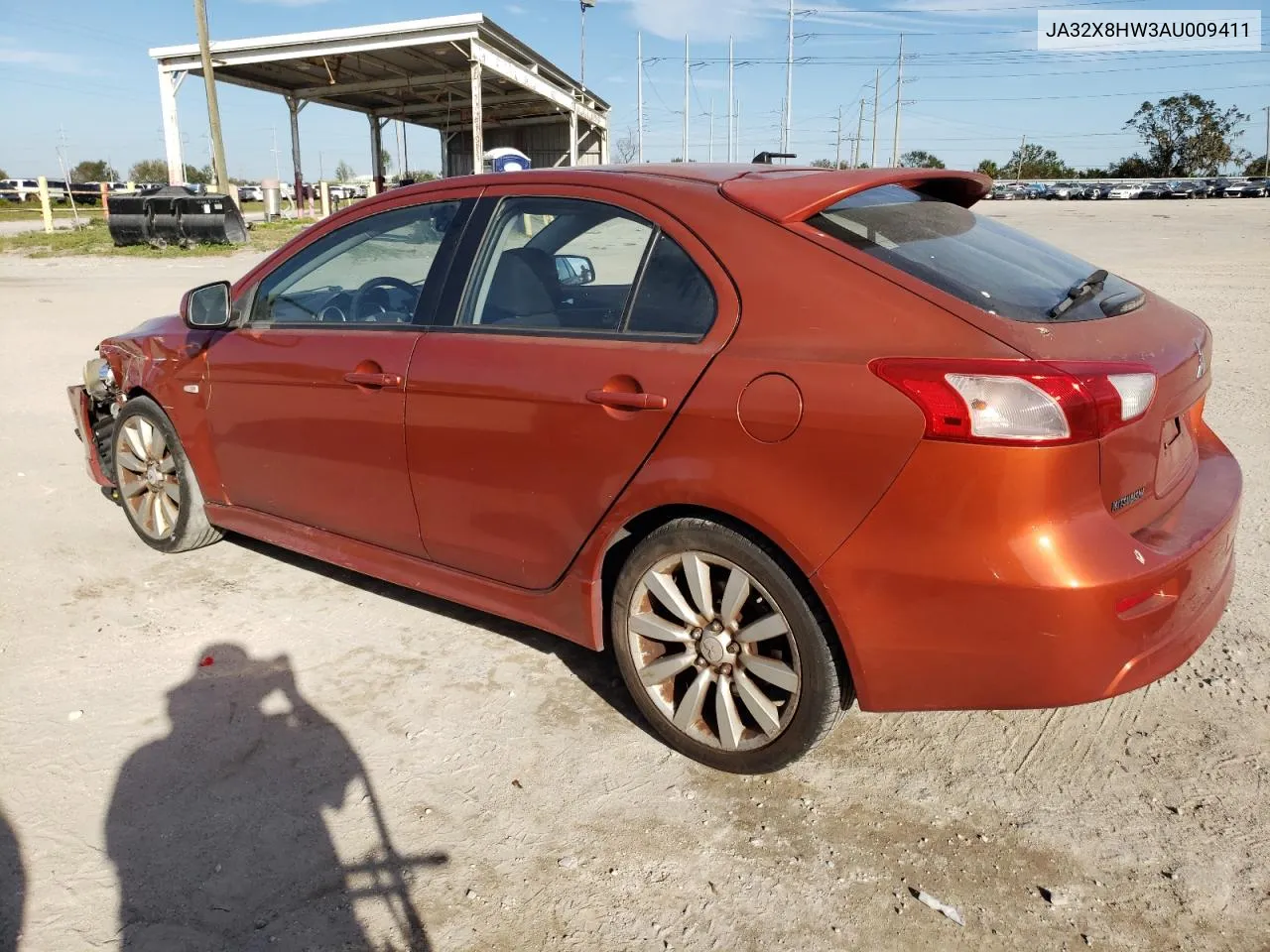 2010 Mitsubishi Lancer Gts VIN: JA32X8HW3AU009411 Lot: 77786104