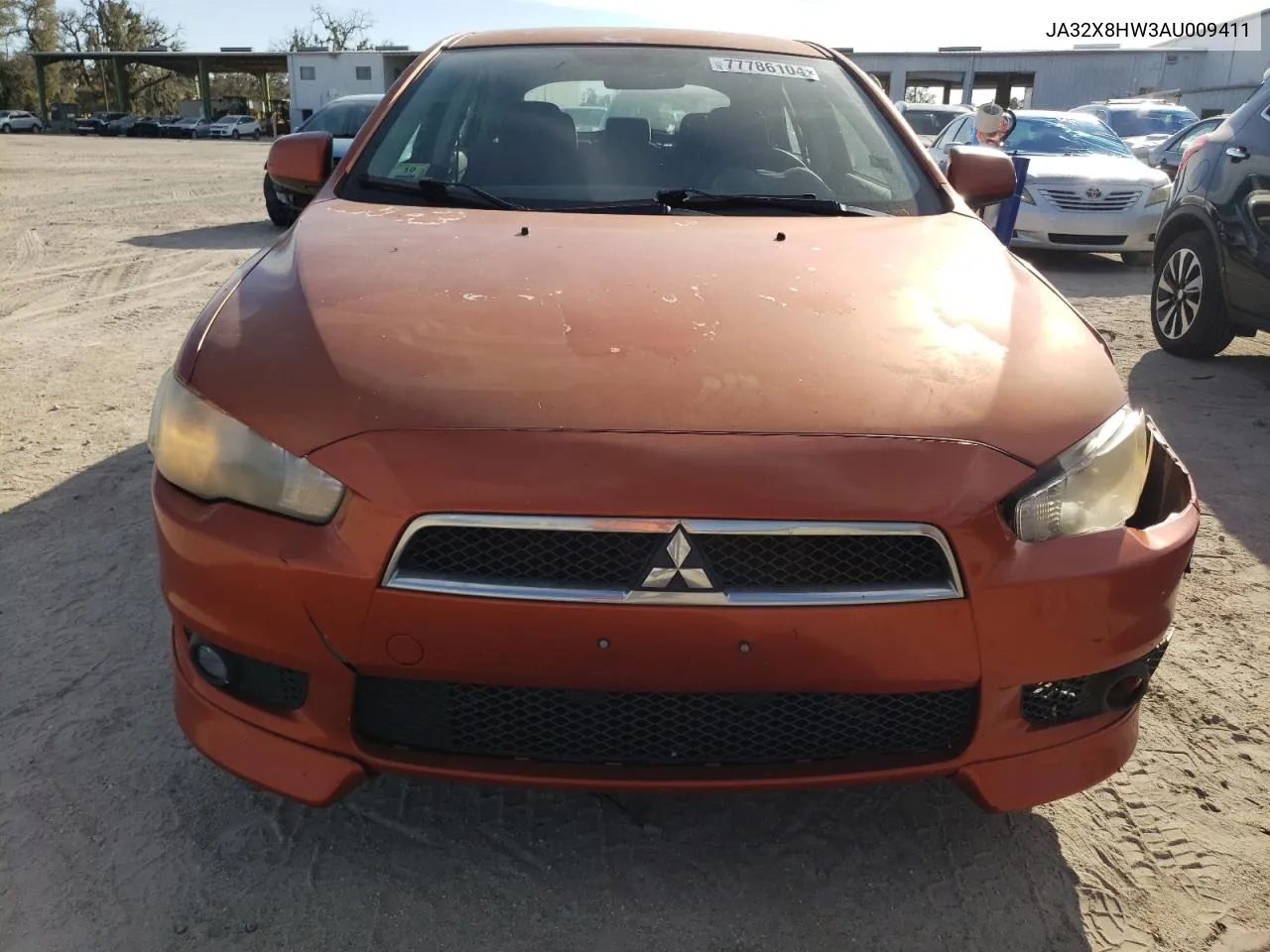 2010 Mitsubishi Lancer Gts VIN: JA32X8HW3AU009411 Lot: 77786104