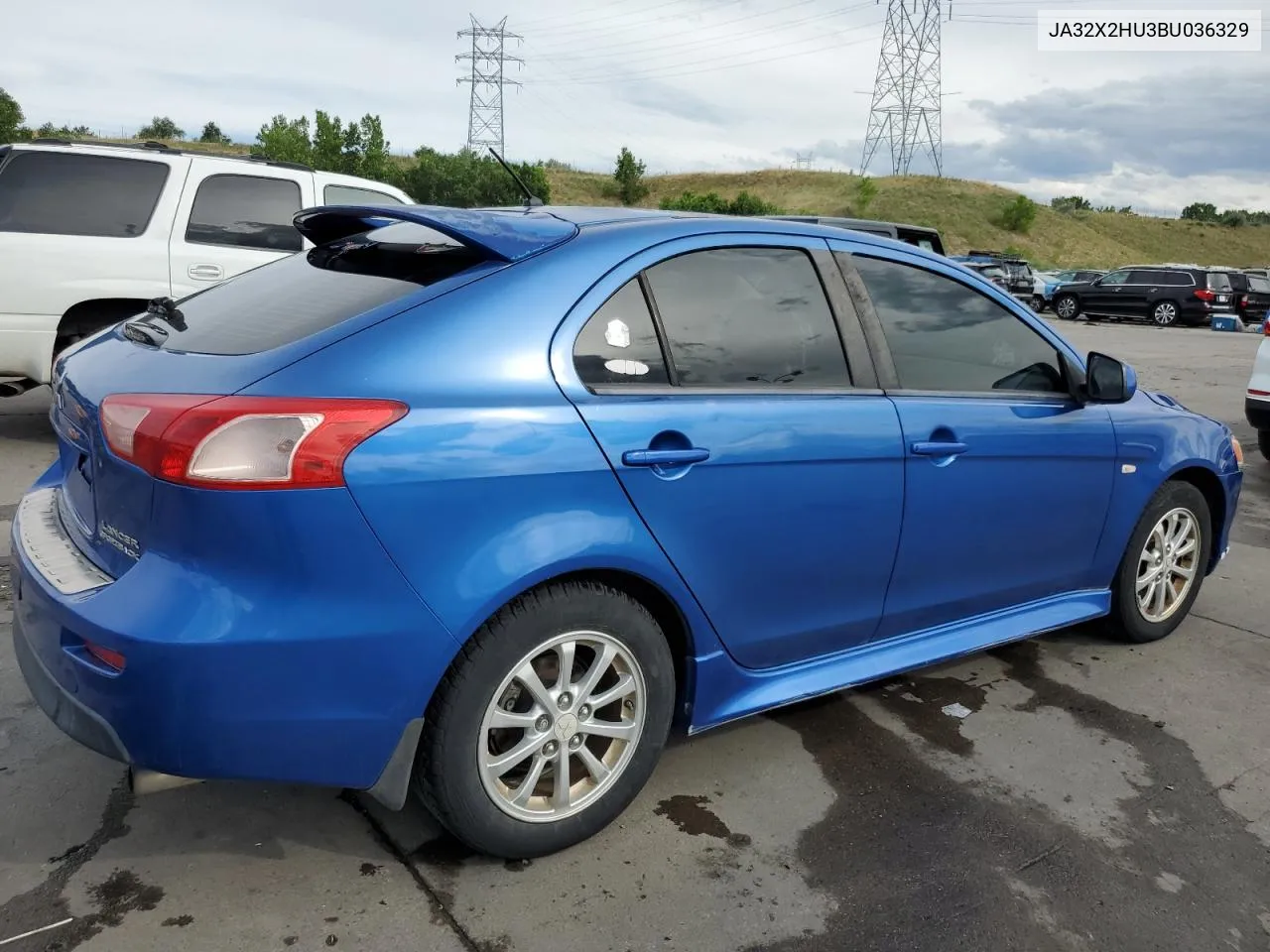 2011 Mitsubishi Lancer Es/Es Sport VIN: JA32X2HU3BU036329 Lot: 60837594