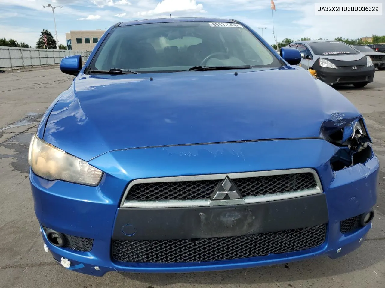 2011 Mitsubishi Lancer Es/Es Sport VIN: JA32X2HU3BU036329 Lot: 60837594