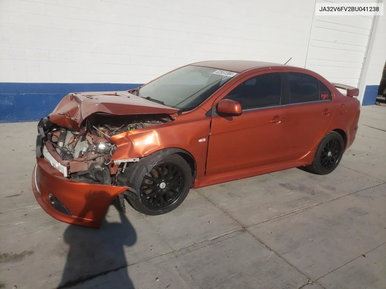 2011 Mitsubishi Lancer Ralliart VIN: JA32V6FV2BU041238 Lot: 62651394