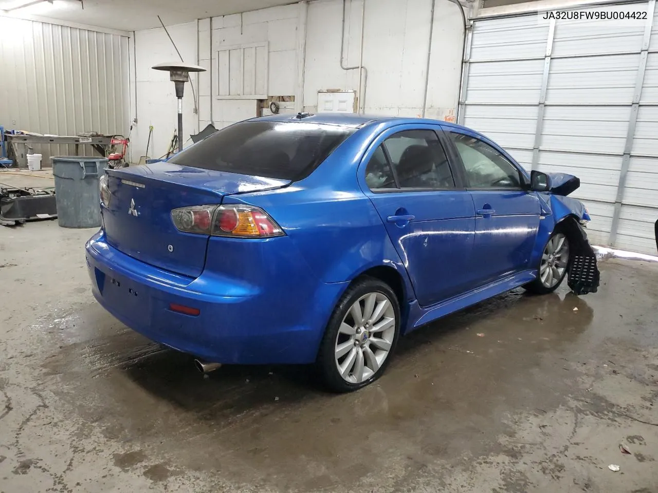 2011 Mitsubishi Lancer Gts VIN: JA32U8FW9BU004422 Lot: 69990684