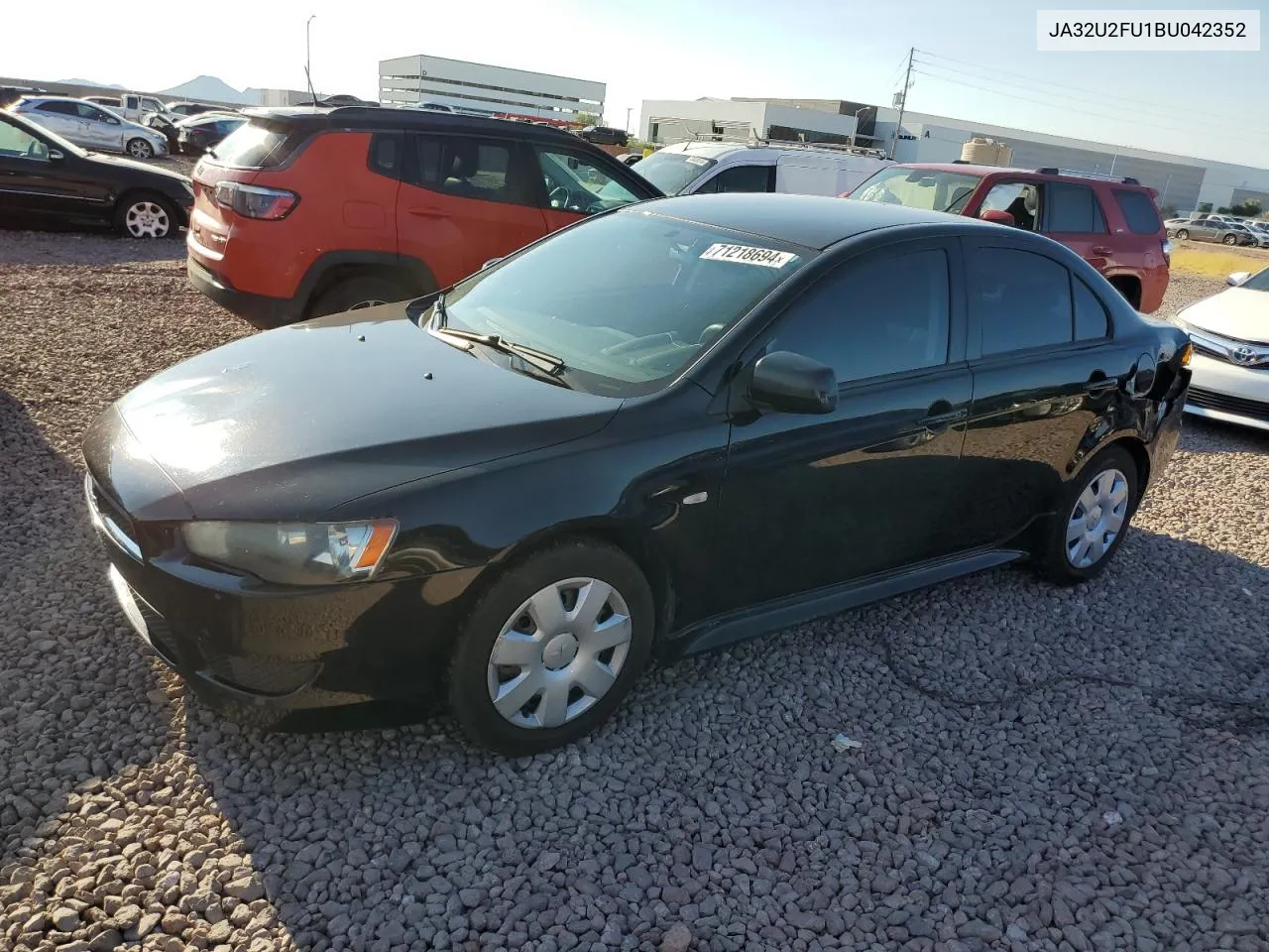 2011 Mitsubishi Lancer Es/Es Sport VIN: JA32U2FU1BU042352 Lot: 71218694