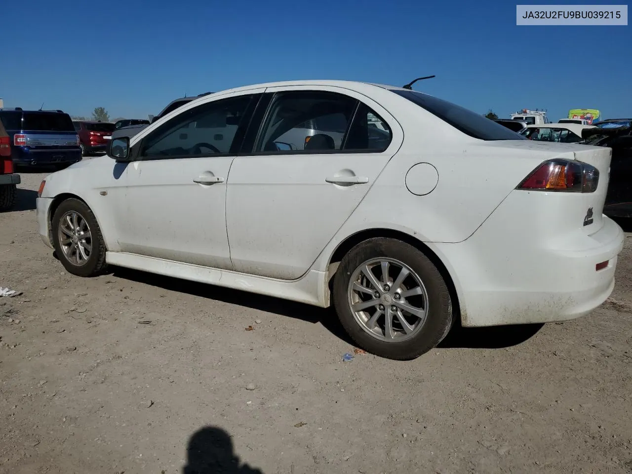 2011 Mitsubishi Lancer Es/Es Sport VIN: JA32U2FU9BU039215 Lot: 74329284