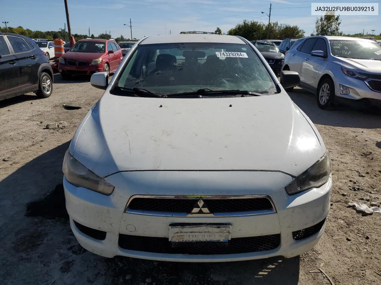 2011 Mitsubishi Lancer Es/Es Sport VIN: JA32U2FU9BU039215 Lot: 74329284