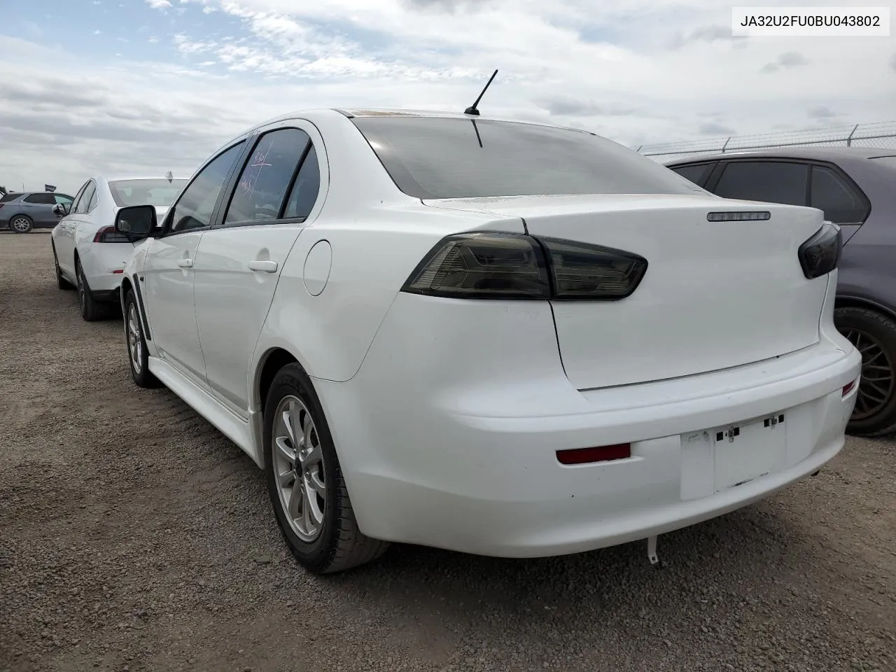 2011 Mitsubishi Lancer Es/Es Sport VIN: JA32U2FU0BU043802 Lot: 75275554