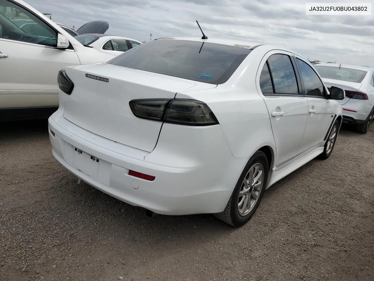 2011 Mitsubishi Lancer Es/Es Sport VIN: JA32U2FU0BU043802 Lot: 75275554