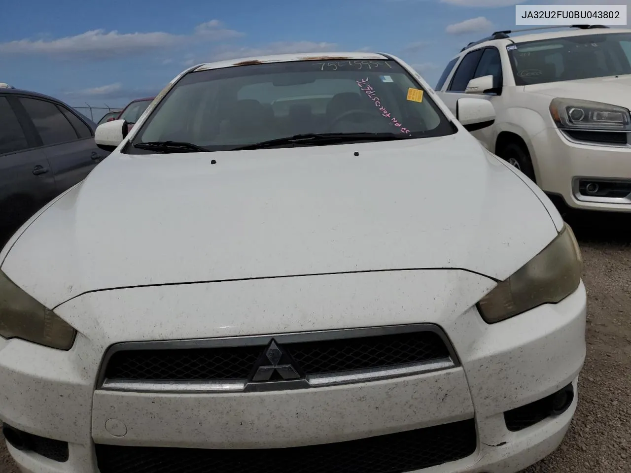 2011 Mitsubishi Lancer Es/Es Sport VIN: JA32U2FU0BU043802 Lot: 75275554