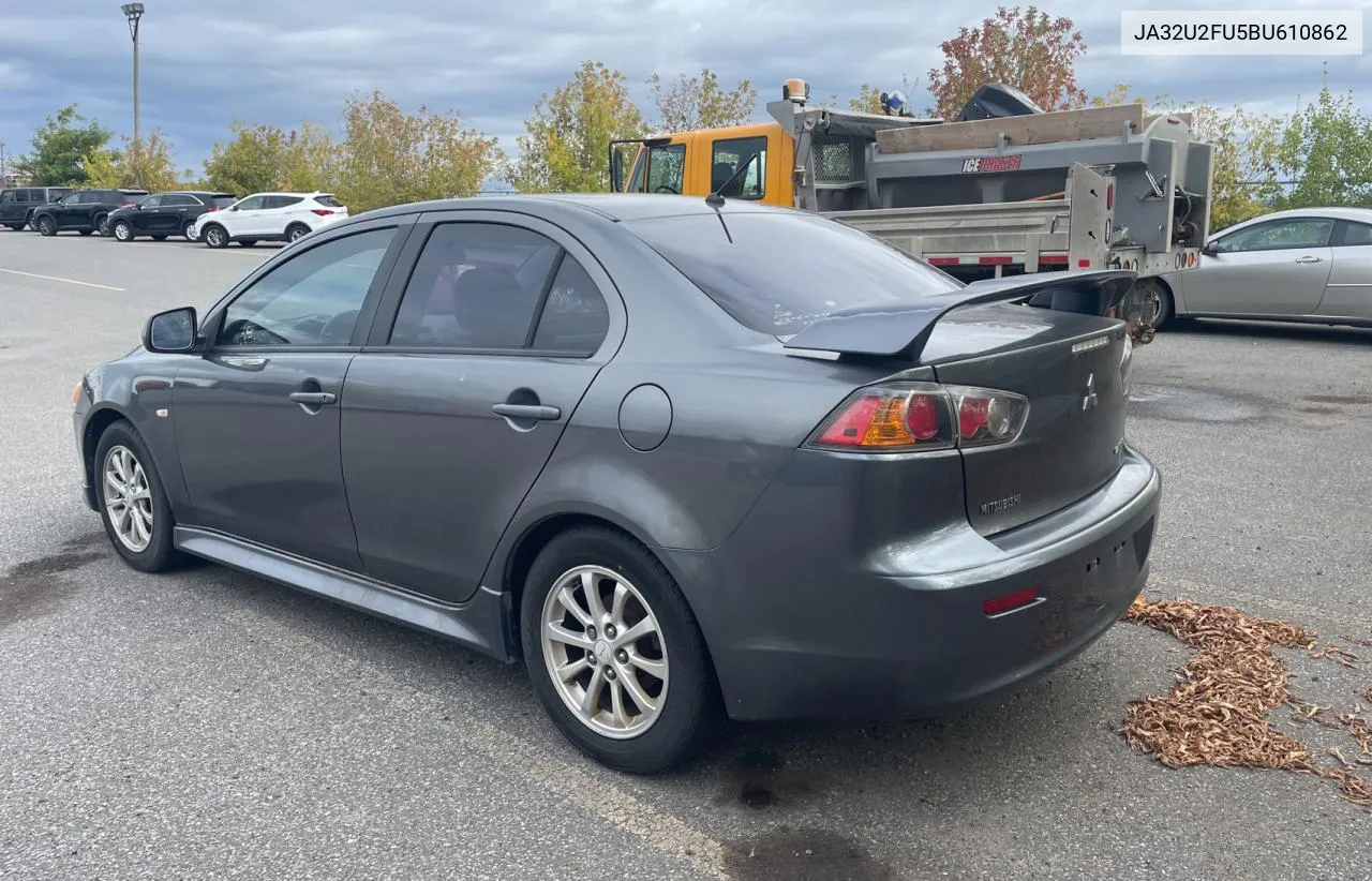 2011 Mitsubishi Lancer Es/Es Sport VIN: JA32U2FU5BU610862 Lot: 75641474