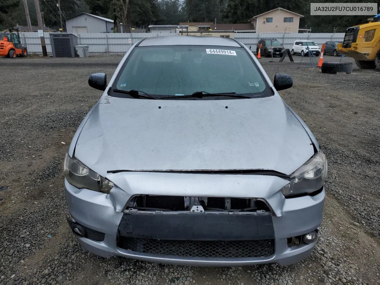 2012 Mitsubishi Lancer Es/Es Sport VIN: JA32U2FU7CU016789 Lot: 64449914