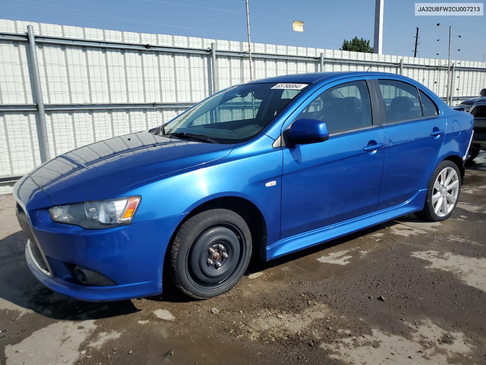 2012 Mitsubishi Lancer Gt VIN: JA32U8FW2CU007213 Lot: 65798064