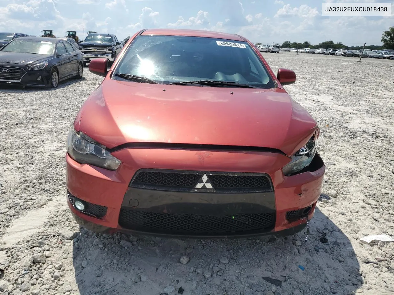 2012 Mitsubishi Lancer Es/Es Sport VIN: JA32U2FUXCU018438 Lot: 69605514