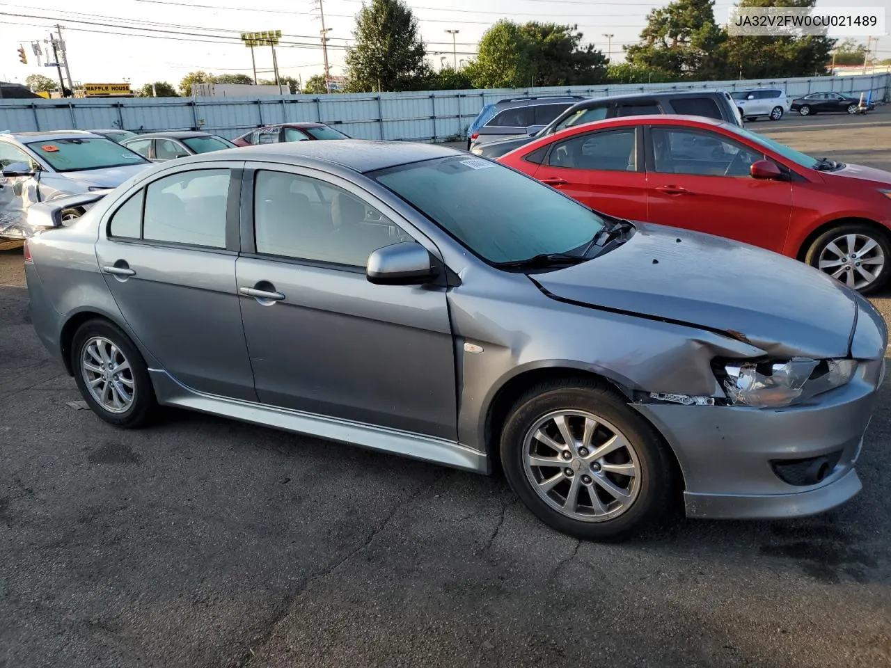 2012 Mitsubishi Lancer Se VIN: JA32V2FW0CU021489 Lot: 70600014