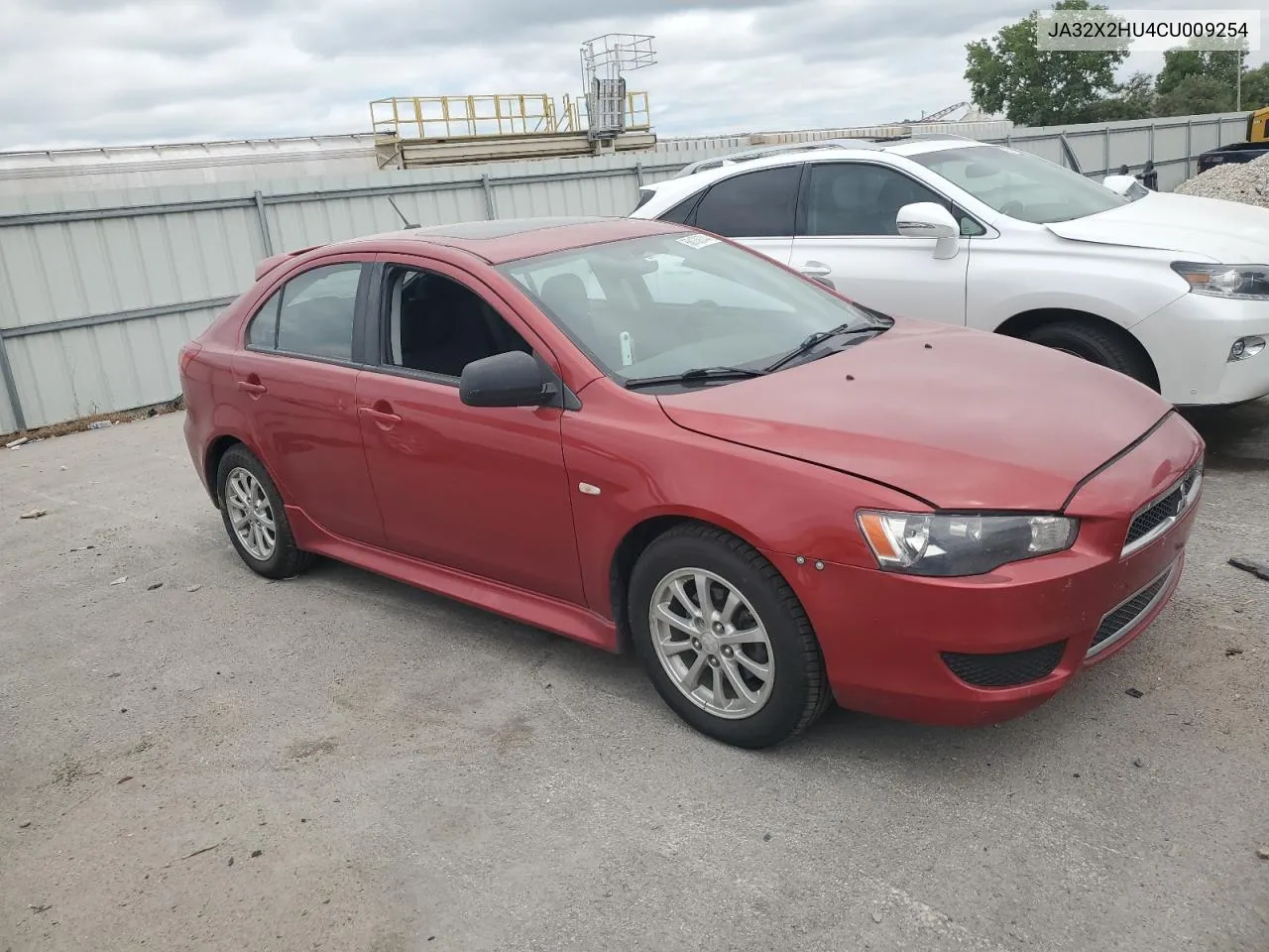 2012 Mitsubishi Lancer Es/Es Sport VIN: JA32X2HU4CU009254 Lot: 71635314