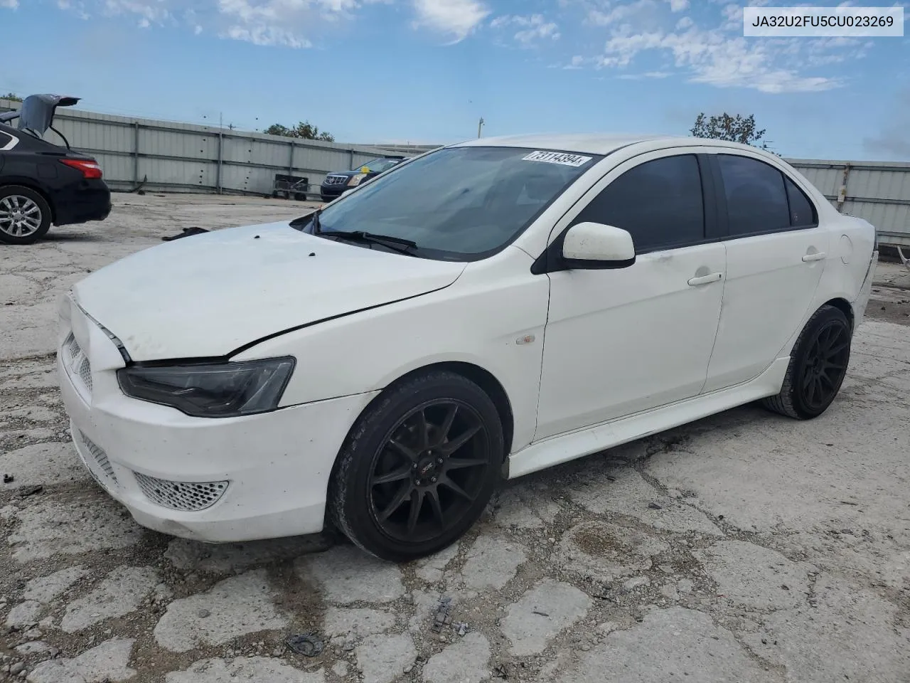 2012 Mitsubishi Lancer Es/Es Sport VIN: JA32U2FU5CU023269 Lot: 73114394