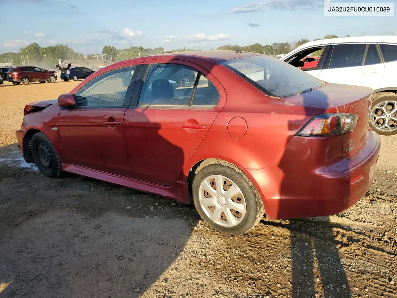 2012 Mitsubishi Lancer Es/Es Sport VIN: JA32U2FU0CU010039 Lot: 74344554