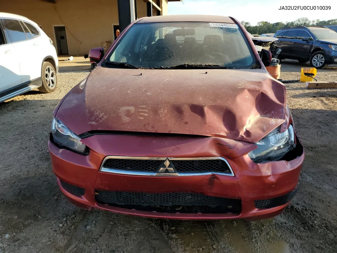 2012 Mitsubishi Lancer Es/Es Sport VIN: JA32U2FU0CU010039 Lot: 74344554