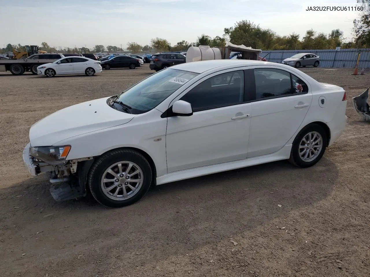 2012 Mitsubishi Lancer Es/Es Sport VIN: JA32U2FU9CU611160 Lot: 74984944