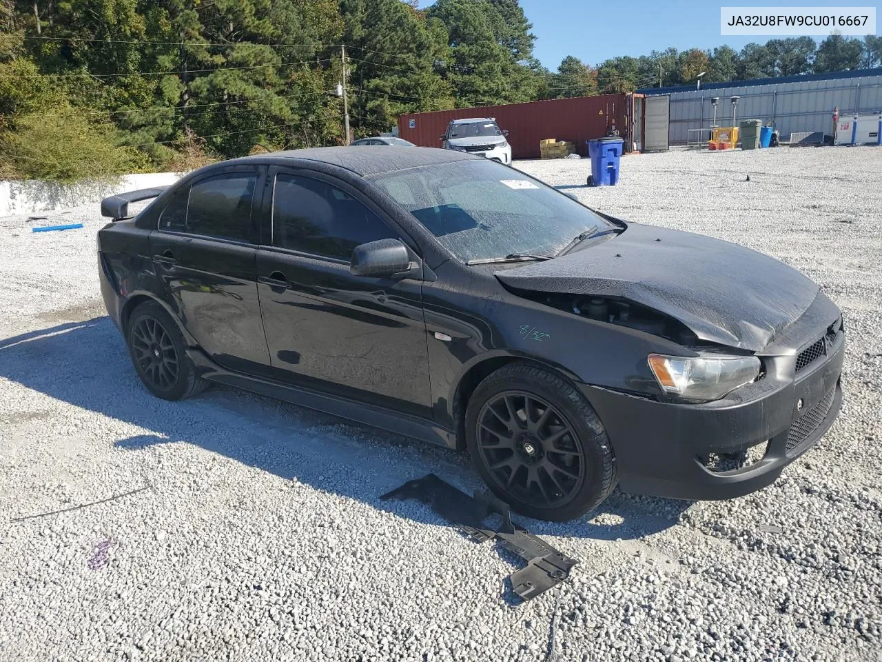 2012 Mitsubishi Lancer Gt VIN: JA32U8FW9CU016667 Lot: 77346734