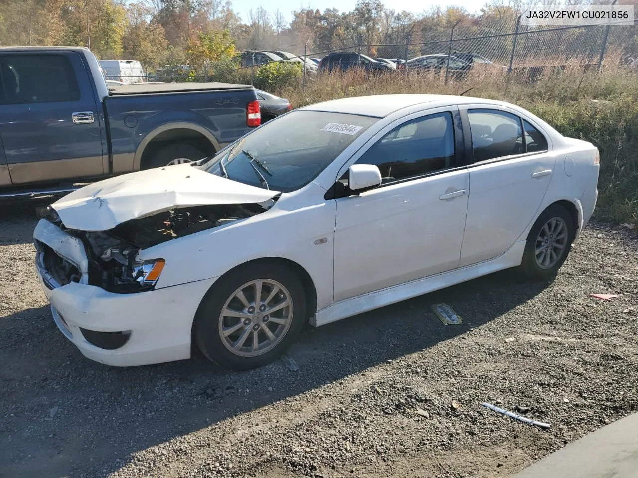 2012 Mitsubishi Lancer Se VIN: JA32V2FW1CU021856 Lot: 78149544