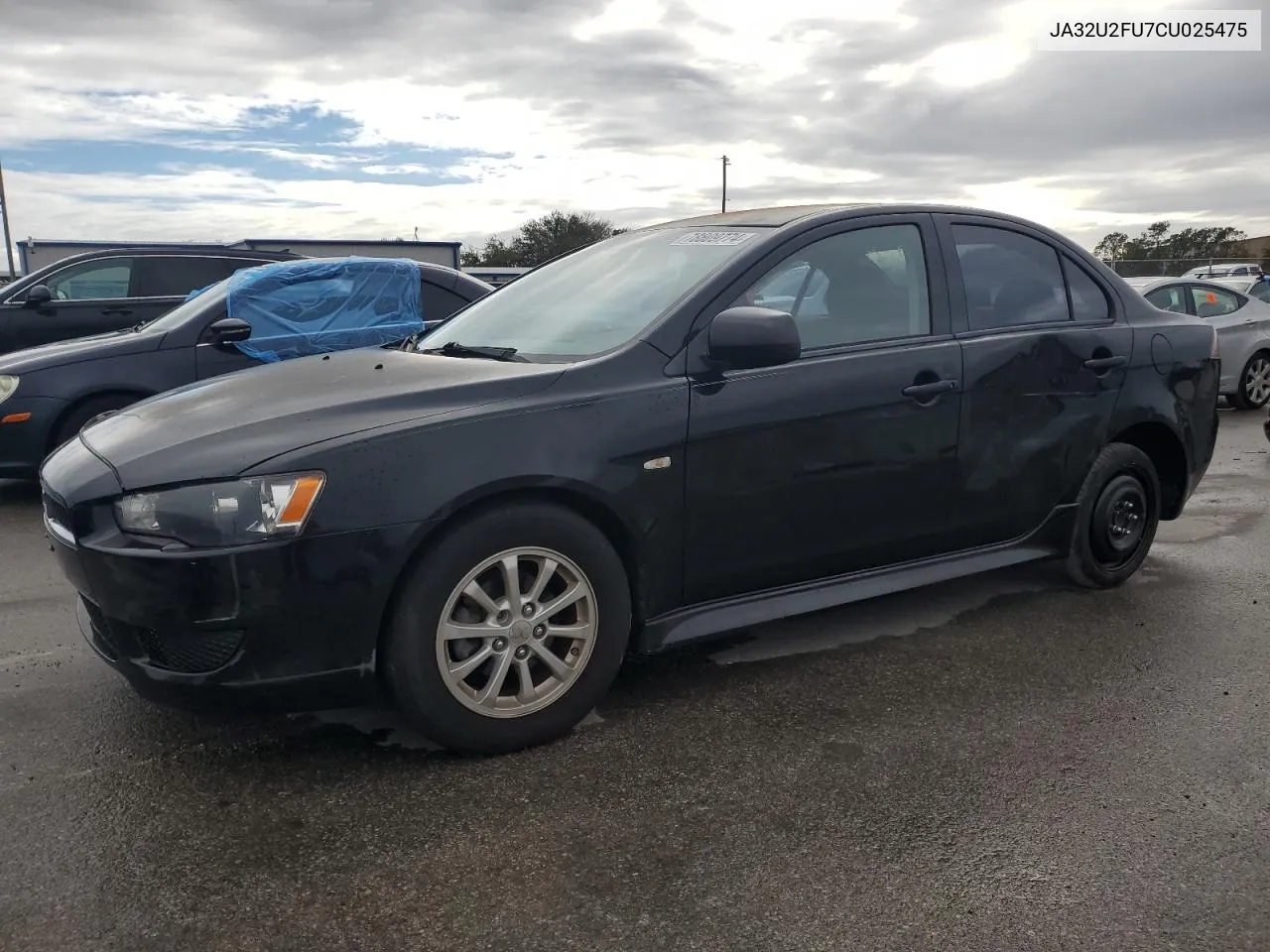 2012 Mitsubishi Lancer Es/Es Sport VIN: JA32U2FU7CU025475 Lot: 78809774