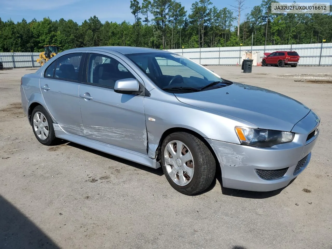 2013 Mitsubishi Lancer Es/Es Sport VIN: JA32U2FUXDU016612 Lot: 58215324