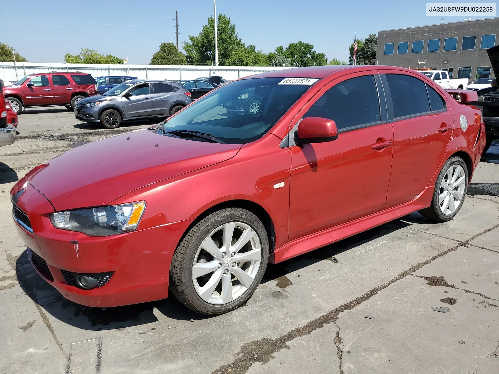 2013 Mitsubishi Lancer Gt VIN: JA32U8FW9DU022258 Lot: 65123524