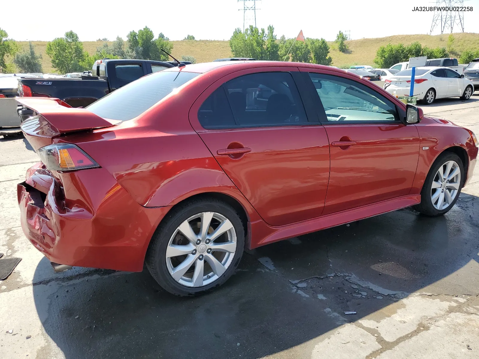 2013 Mitsubishi Lancer Gt VIN: JA32U8FW9DU022258 Lot: 65123524