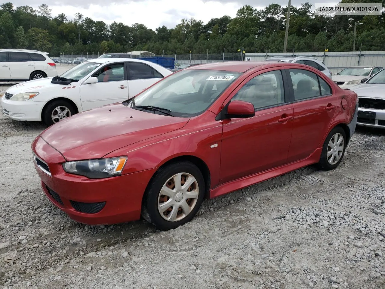 2013 Mitsubishi Lancer Es/Es Sport VIN: JA32U2FU6DU001976 Lot: 71520354