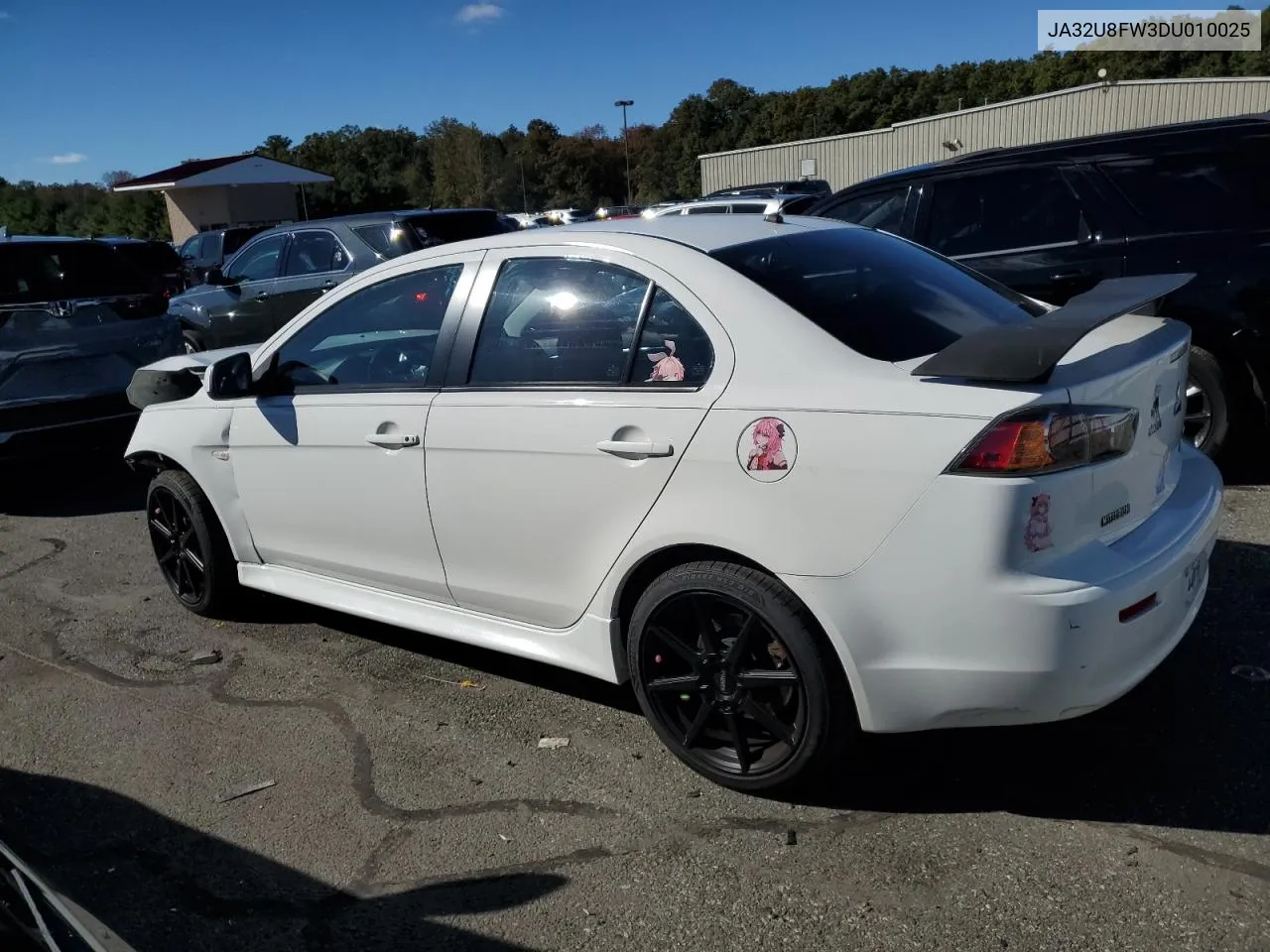 2013 Mitsubishi Lancer Gt VIN: JA32U8FW3DU010025 Lot: 75362644