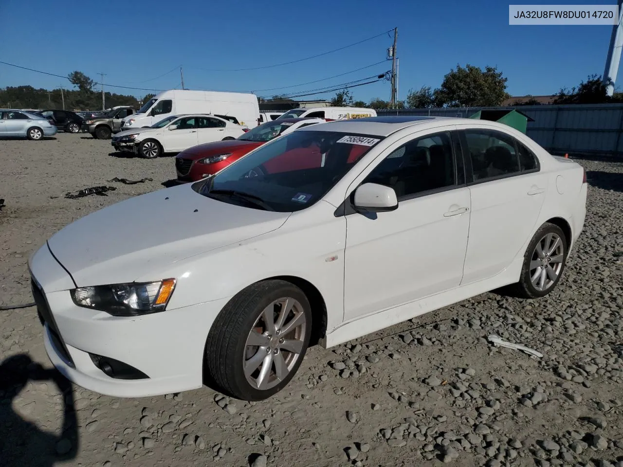 JA32U8FW8DU014720 2013 Mitsubishi Lancer Gt