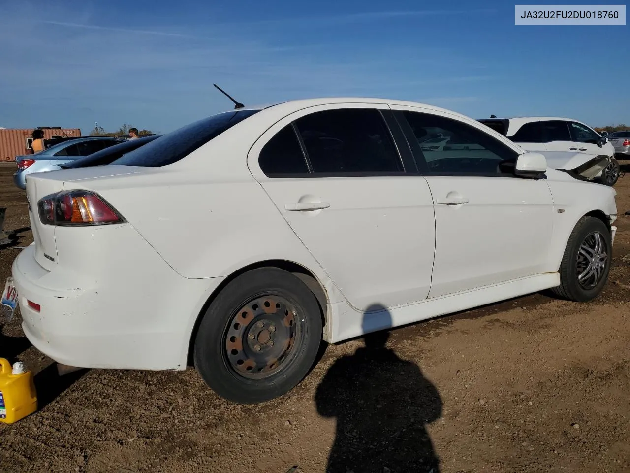 2013 Mitsubishi Lancer Es/Es Sport VIN: JA32U2FU2DU018760 Lot: 77462014