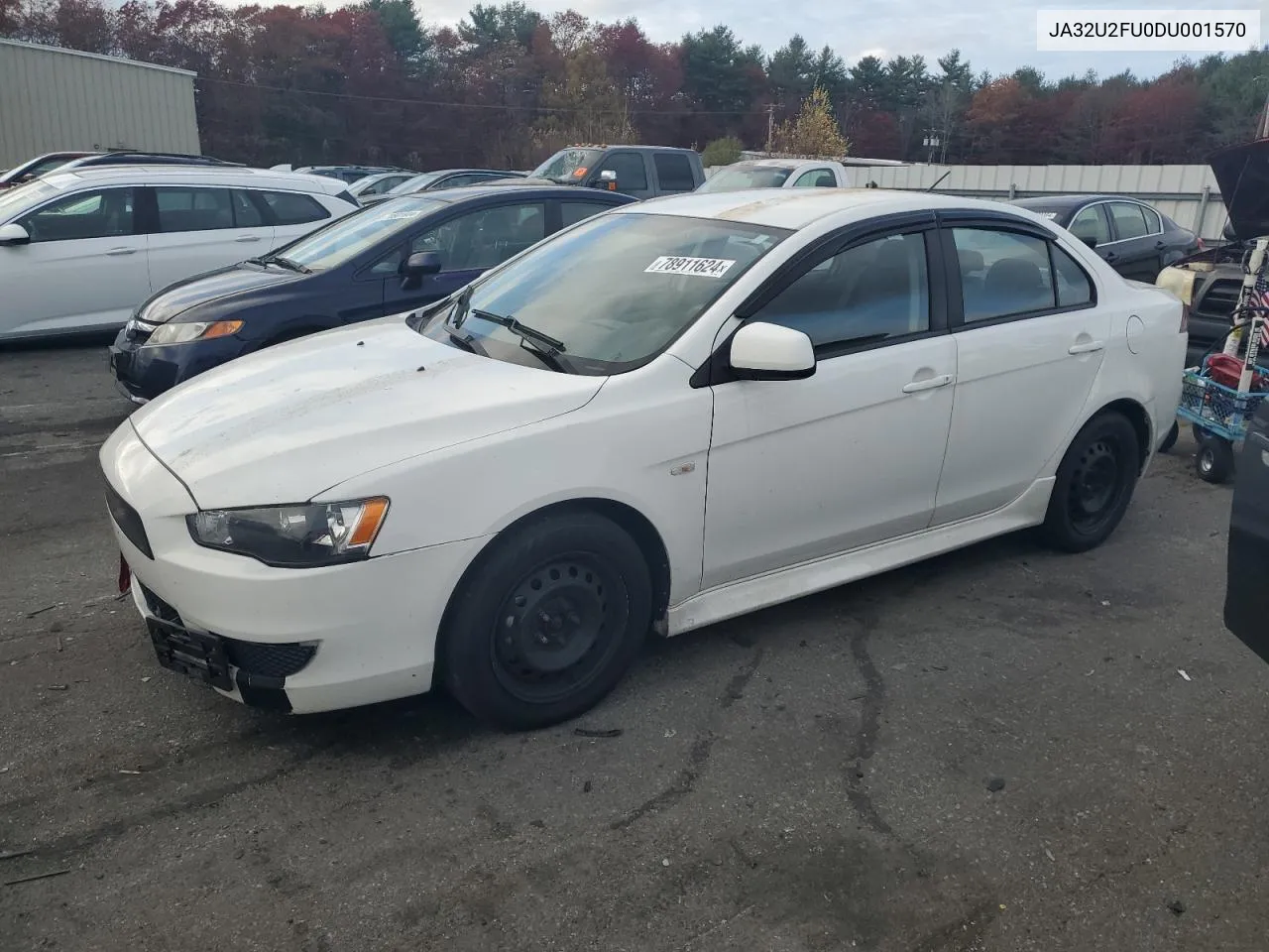 2013 Mitsubishi Lancer Es/Es Sport VIN: JA32U2FU0DU001570 Lot: 78911624