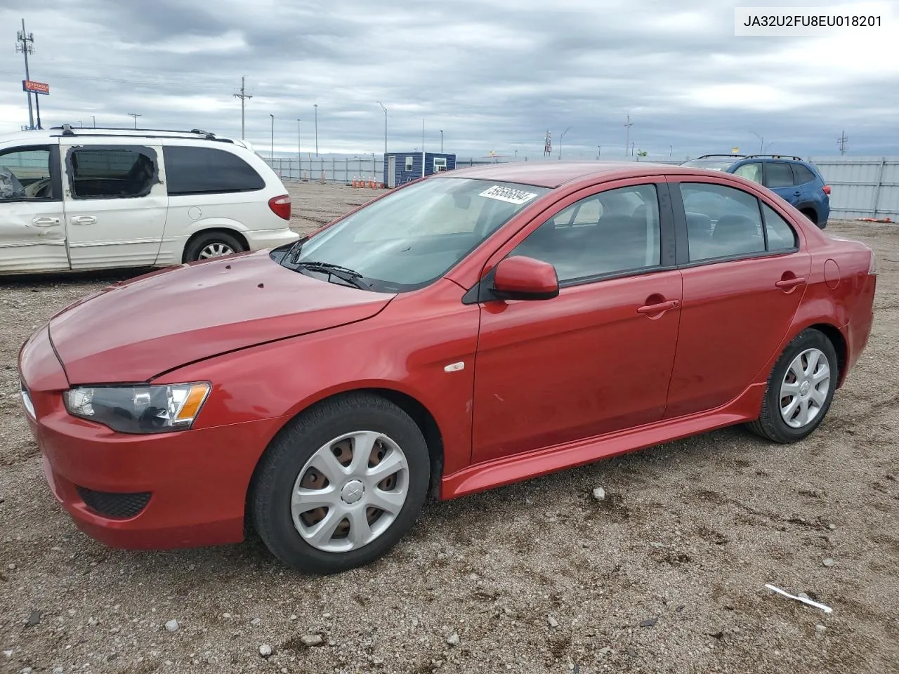 2014 Mitsubishi Lancer Es/Es Sport VIN: JA32U2FU8EU018201 Lot: 59586894