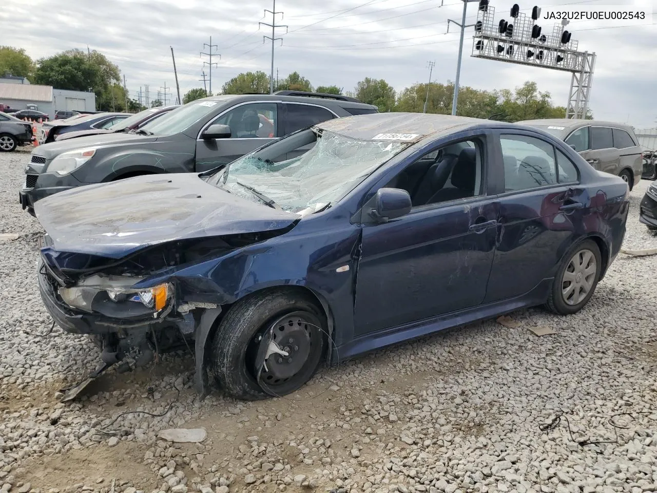 2014 Mitsubishi Lancer Es/Es Sport VIN: JA32U2FU0EU002543 Lot: 71756734