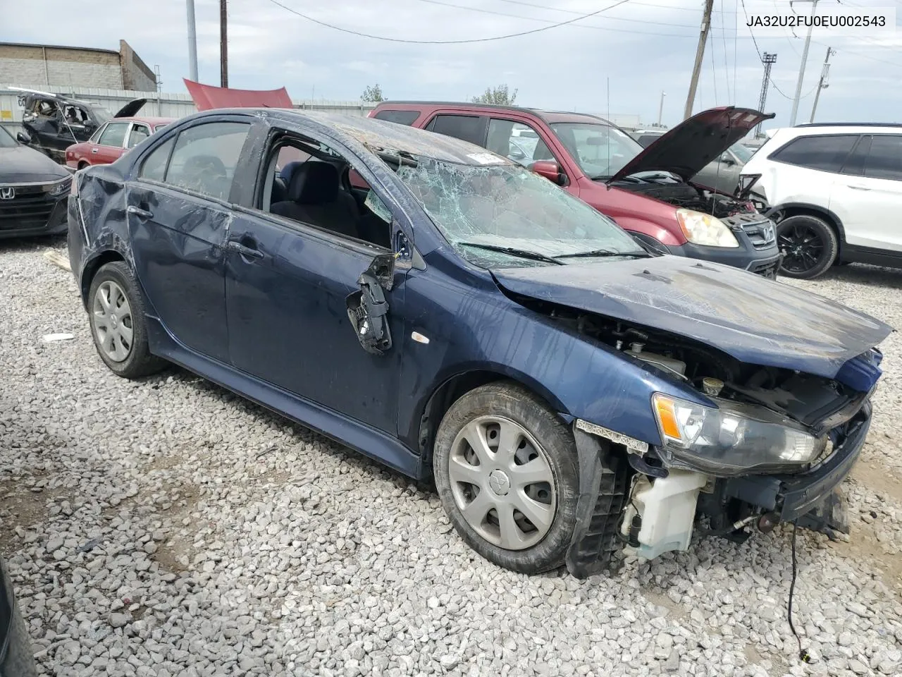 2014 Mitsubishi Lancer Es/Es Sport VIN: JA32U2FU0EU002543 Lot: 71756734