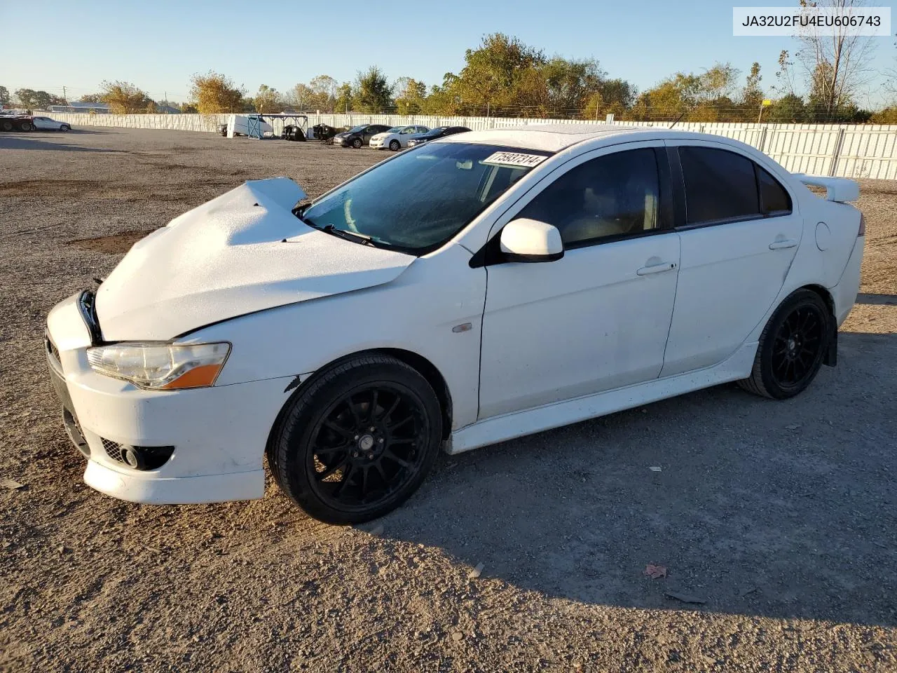 2014 Mitsubishi Lancer Es/Es Sport VIN: JA32U2FU4EU606743 Lot: 75937314