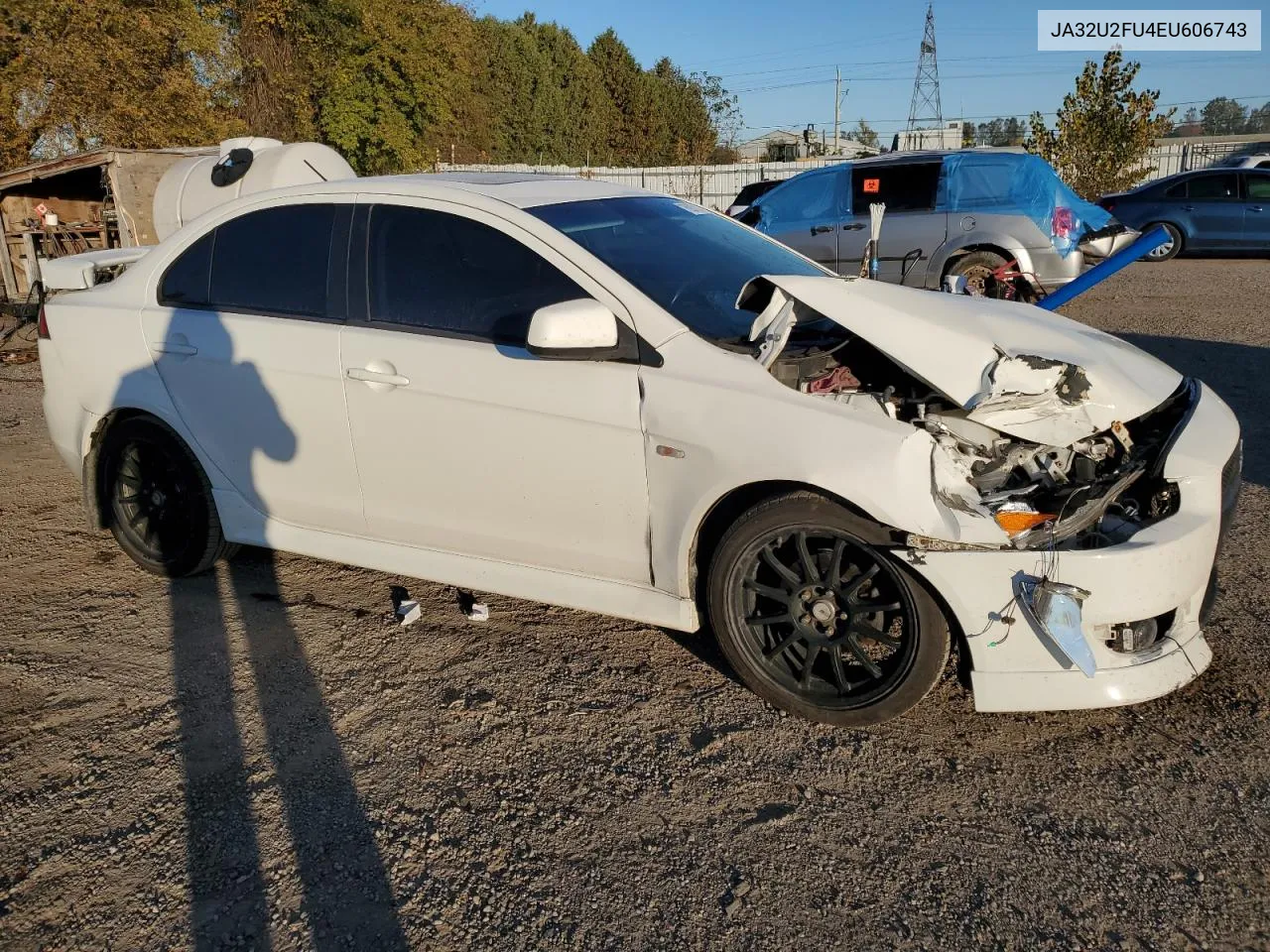 2014 Mitsubishi Lancer Es/Es Sport VIN: JA32U2FU4EU606743 Lot: 75937314