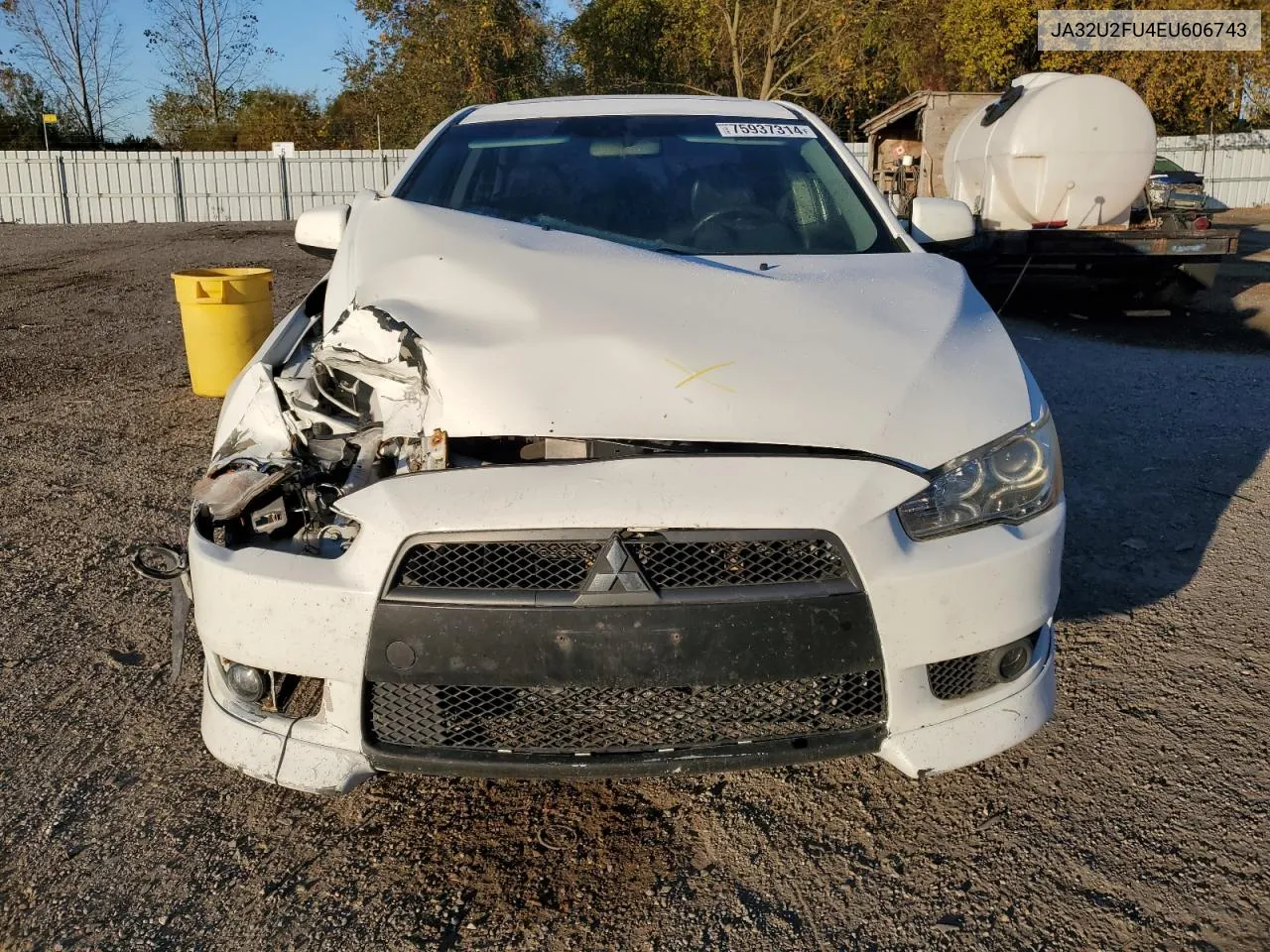 2014 Mitsubishi Lancer Es/Es Sport VIN: JA32U2FU4EU606743 Lot: 75937314