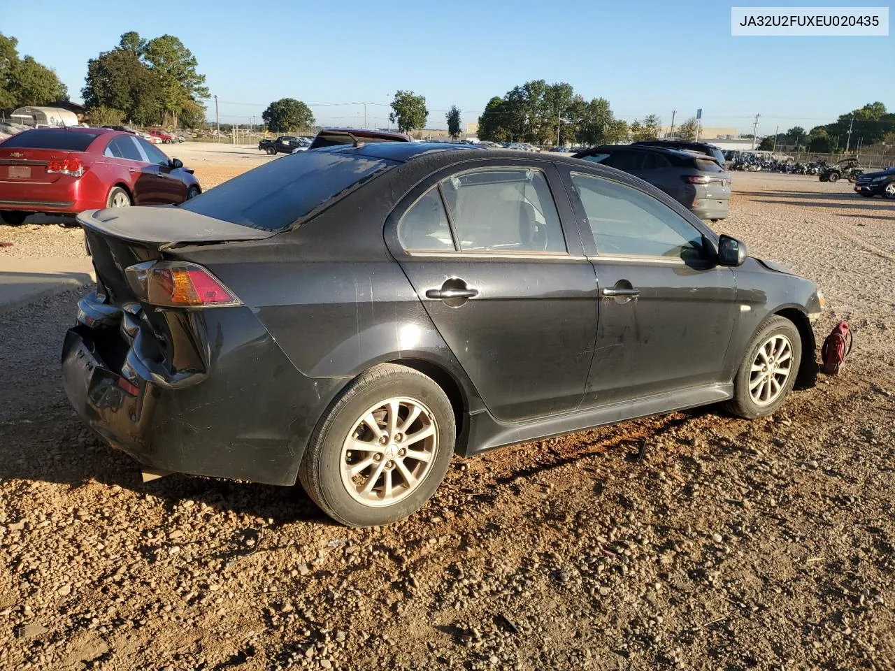 2014 Mitsubishi Lancer Es/Es Sport VIN: JA32U2FUXEU020435 Lot: 76379534