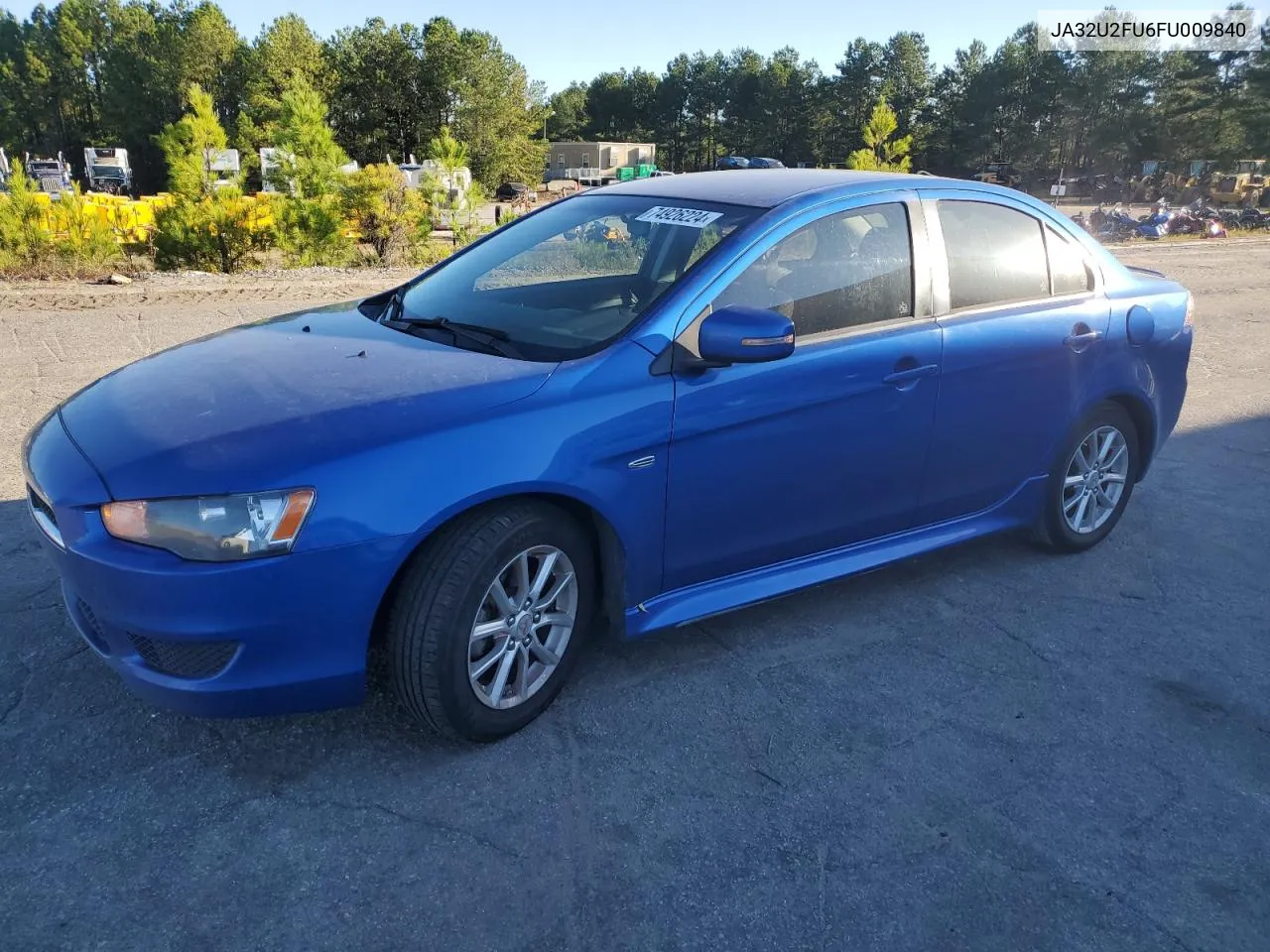 2015 Mitsubishi Lancer Es VIN: JA32U2FU6FU009840 Lot: 74926224