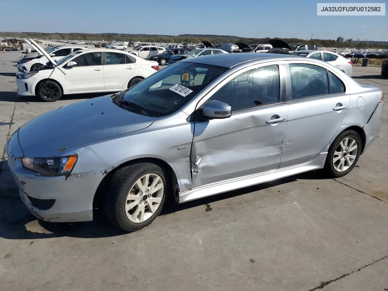 2015 Mitsubishi Lancer Es VIN: JA32U2FU3FU012582 Lot: 78218514