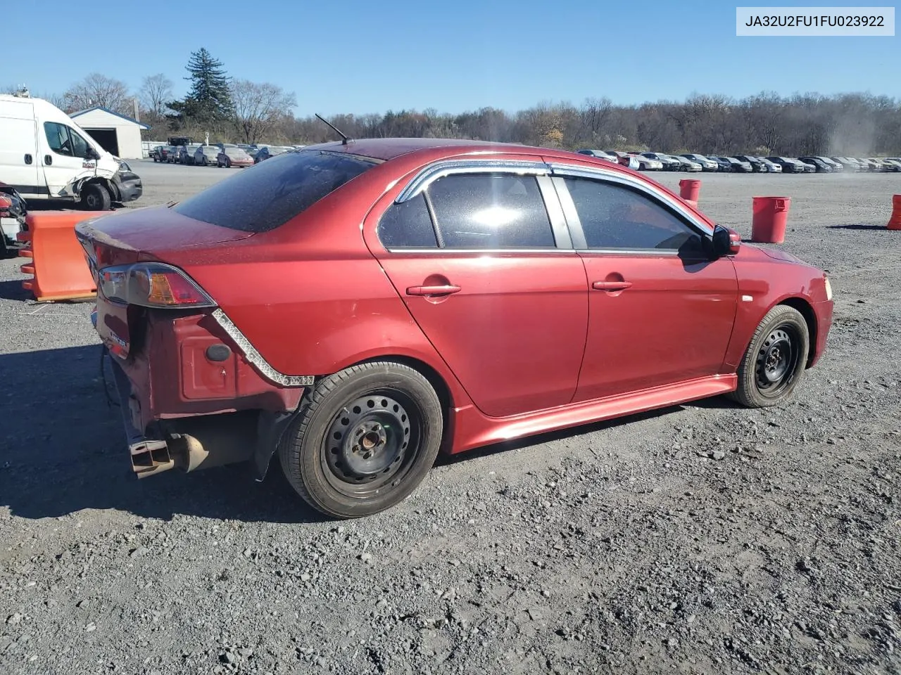 2015 Mitsubishi Lancer Es VIN: JA32U2FU1FU023922 Lot: 80056044