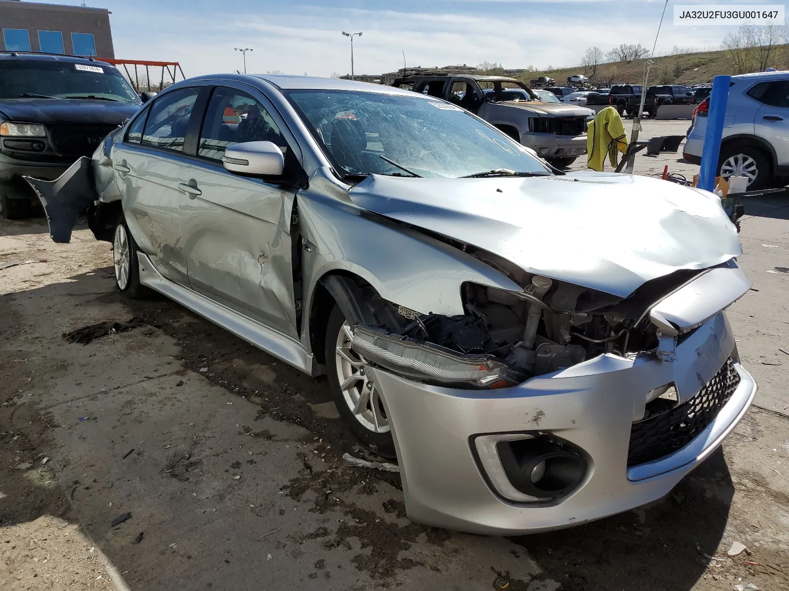 2016 Mitsubishi Lancer Es VIN: JA32U2FU3GU001647 Lot: 52580694