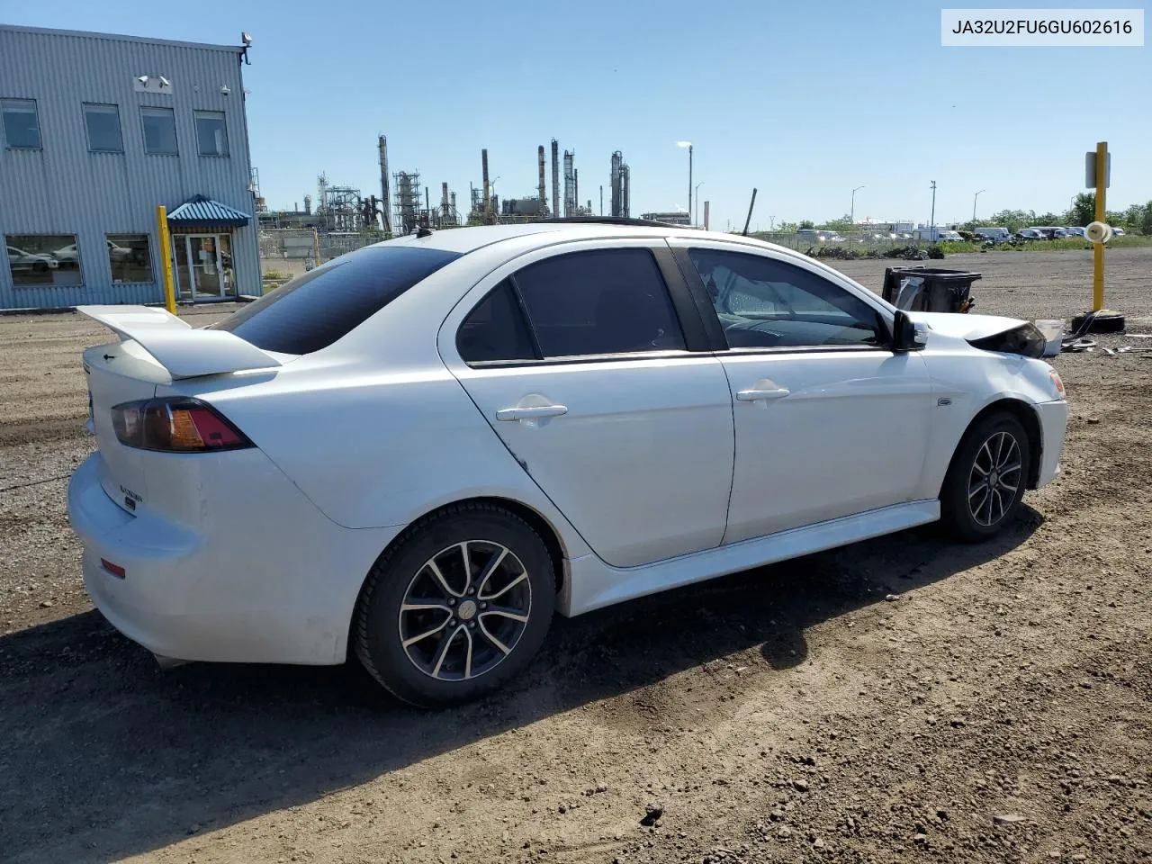 2016 Mitsubishi Lancer Es VIN: JA32U2FU6GU602616 Lot: 60379434